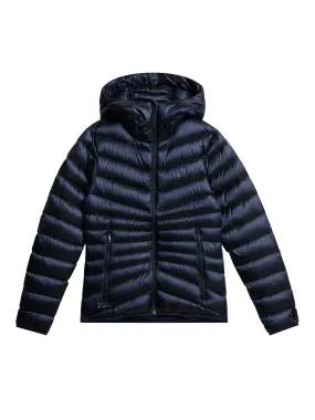 J.Lindeberg Women&#x27;s Lara Light Down Hood Jl Navy | Buy J.Lindeberg Women&#x27;s Lara Light Down Hood Jl Navy here | Outnorth