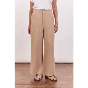 Jude Linen Pant | Taupe