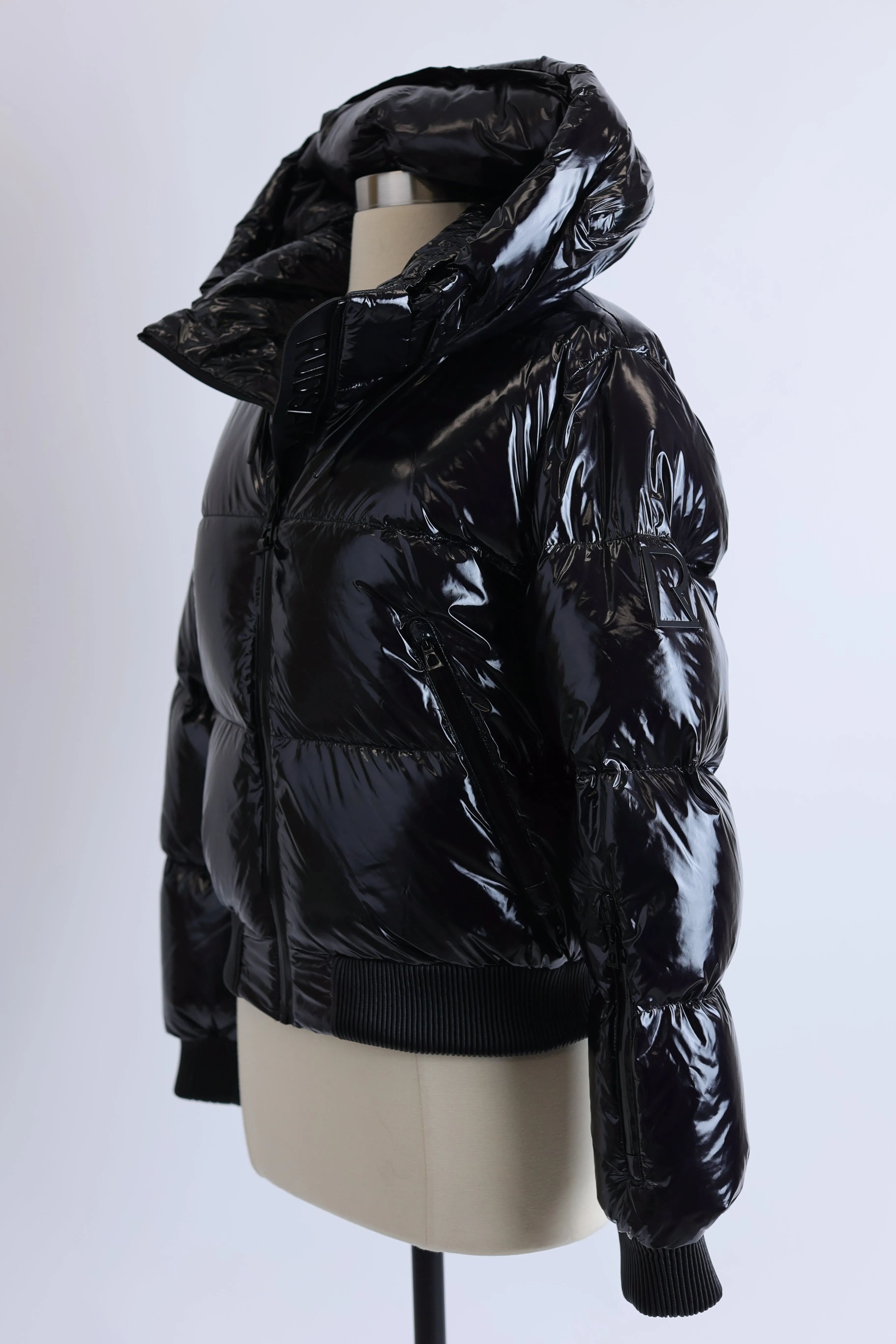 Karina Shiny Down Bomber Jacket