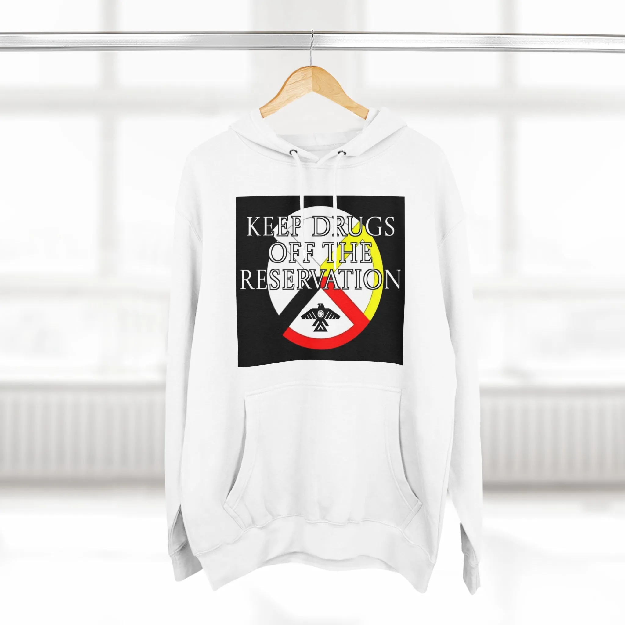 (Keep drugs off the Rez) Unisex Premium Pullover Hoodie