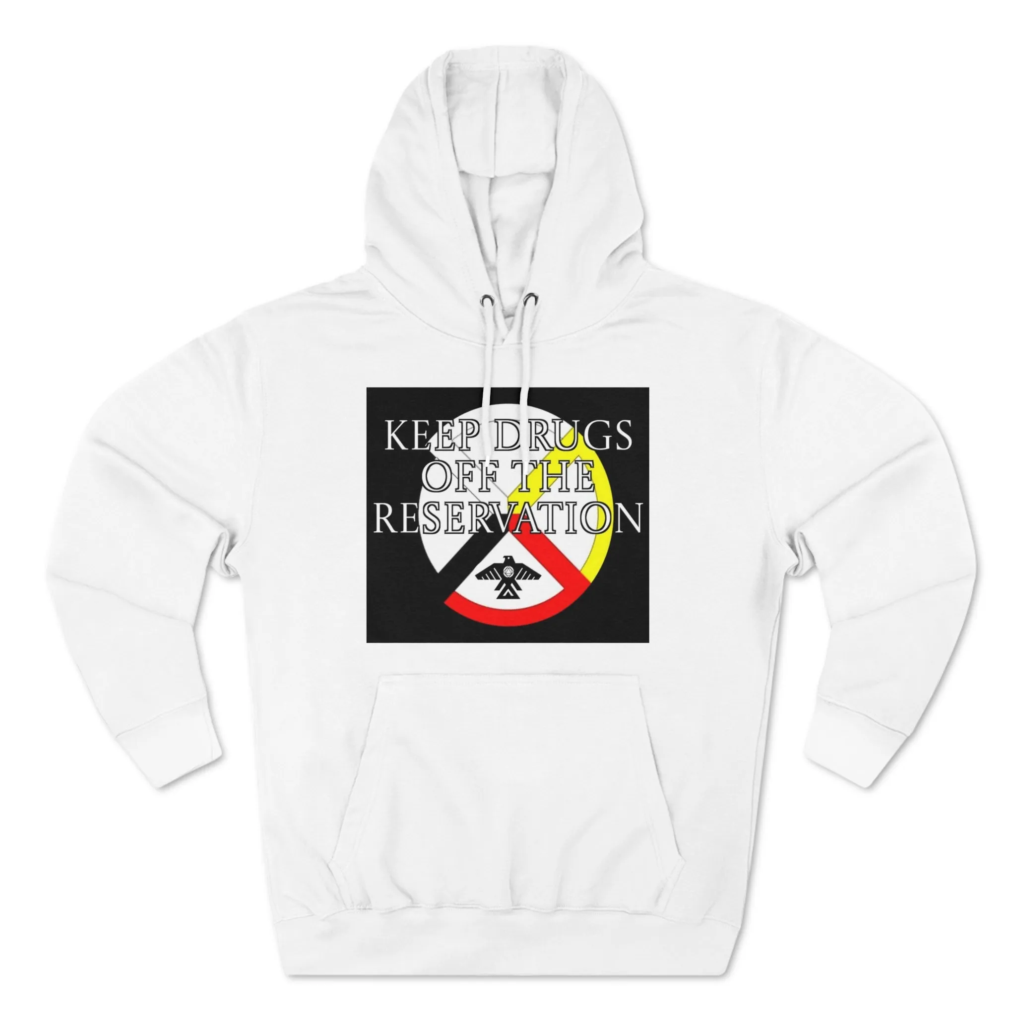 (Keep drugs off the Rez) Unisex Premium Pullover Hoodie