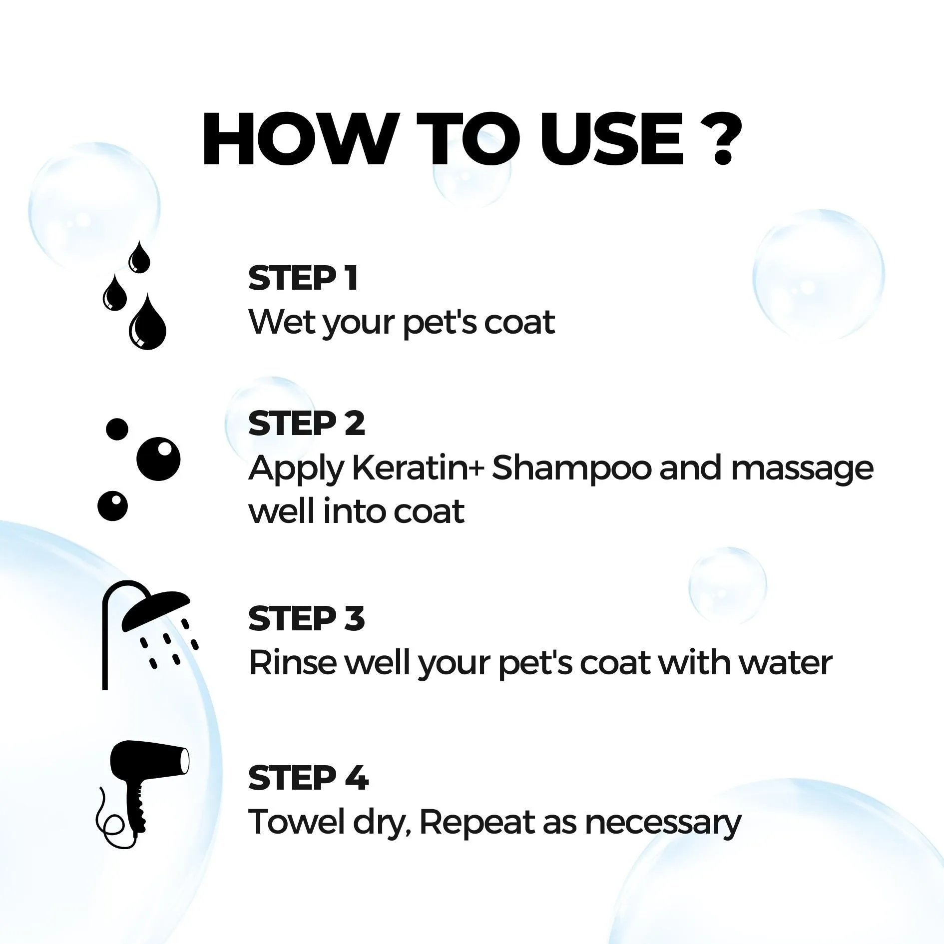 Keratin  & Tick Defense Pet Shampoo Combo