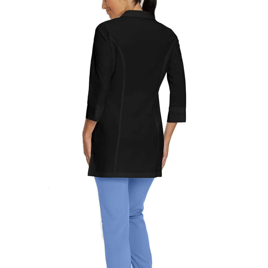 Ladies' FIT Front Zipper Labcoat