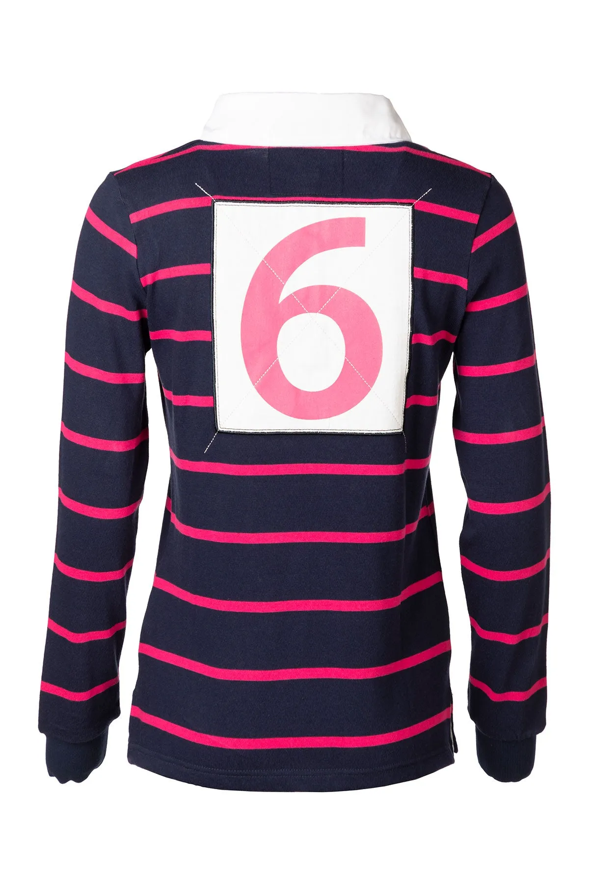 Ladies Striped Rugby Shirt - Ruby II