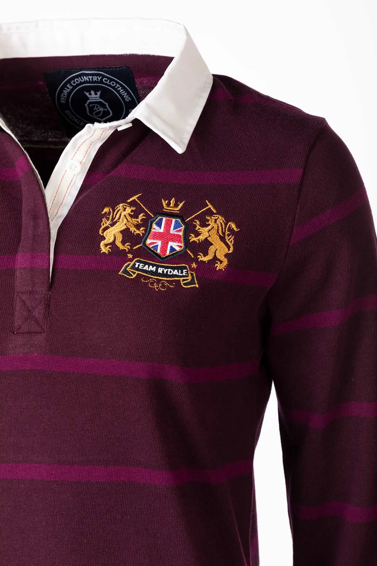 Ladies Striped Rugby Shirt - Ruby II