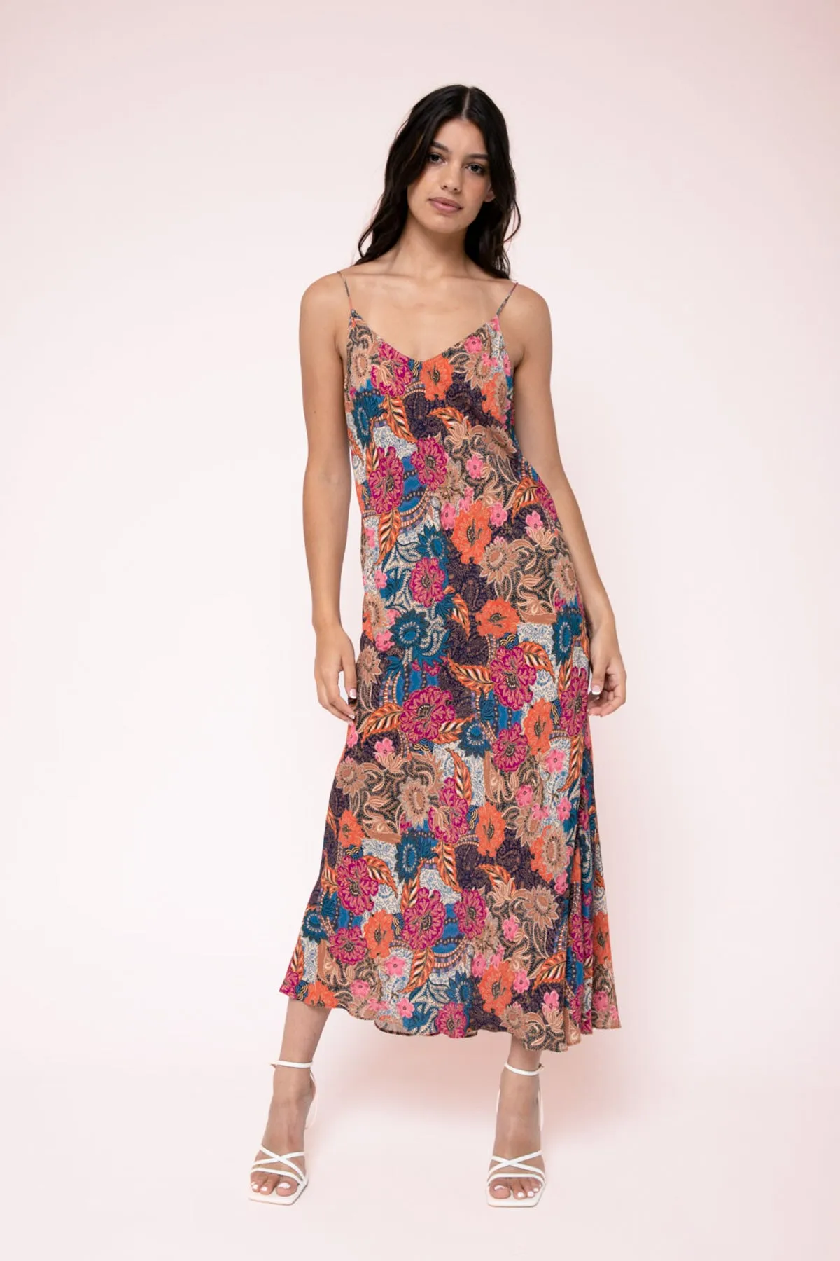 Lina Midi Slip Dress