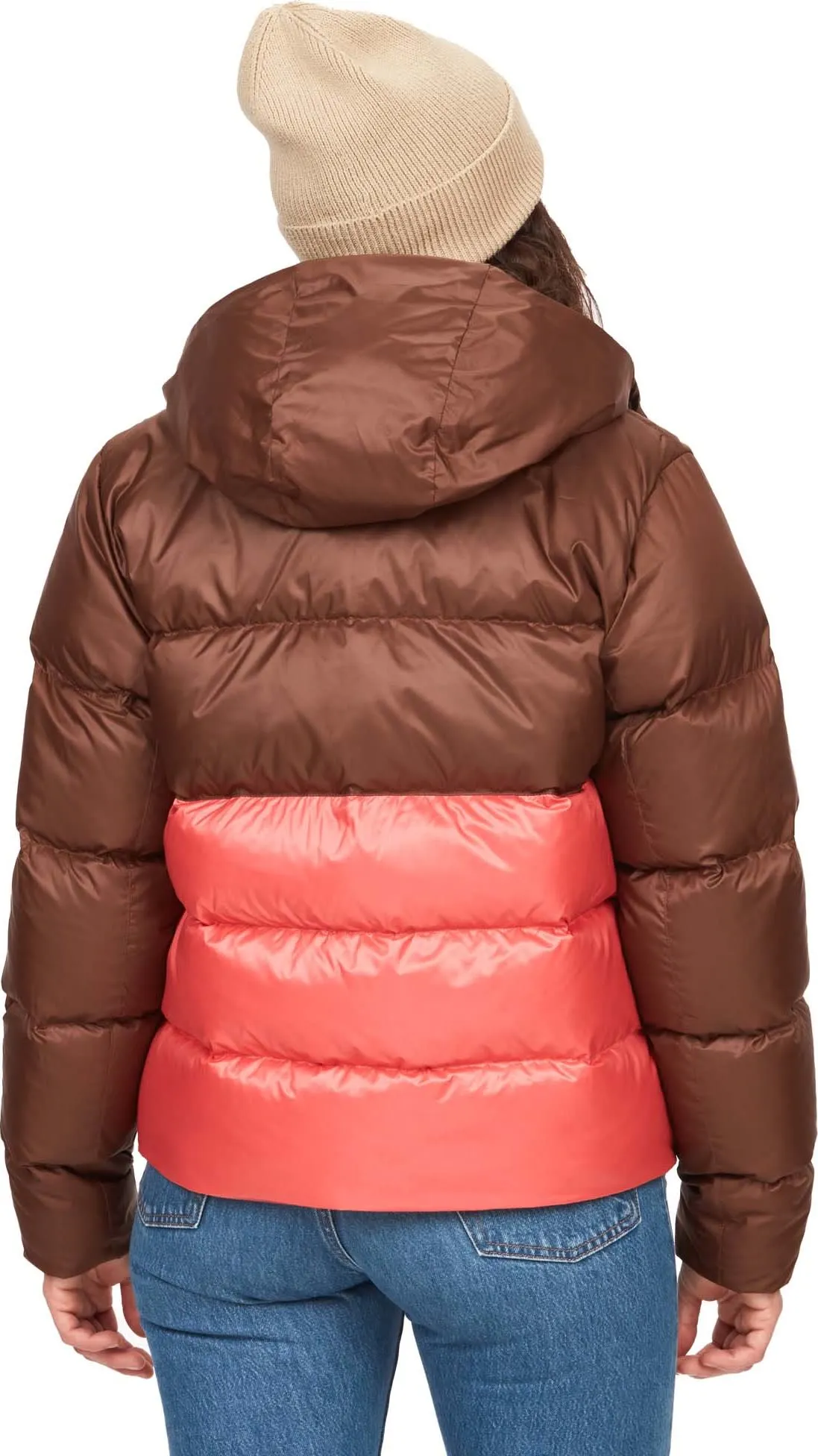 Marmot Women&#x27;s Guides Down Hoody Pinecone/Grapefruit | Buy Marmot Women&#x27;s Guides Down Hoody Pinecone/Grapefruit here | Outnorth