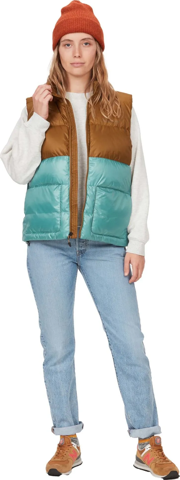 Marmot Women&#x27;s Guides Down Vest Hazel/Blue Agave | Buy Marmot Women&#x27;s Guides Down Vest Hazel/Blue Agave here | Outnorth