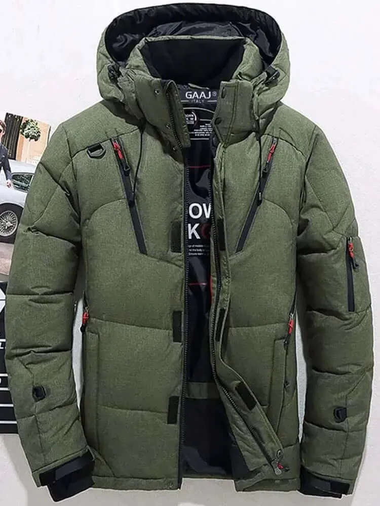 Men Thick Tactics Parkas High Quality Winter Cotton Jacket Hoody Warm