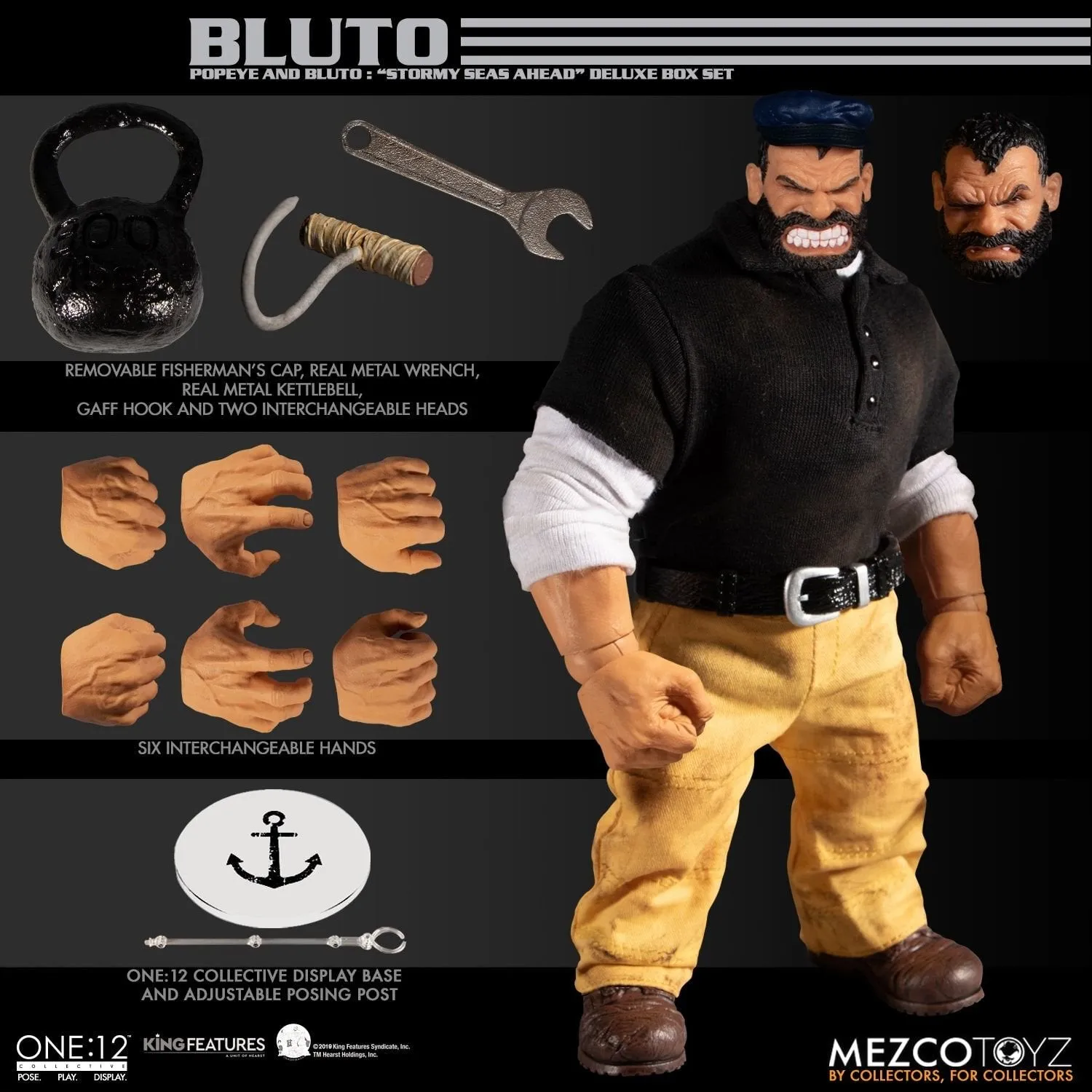 Mezco One:12 Popeye & Bluto - Stormy Seas Ahead Deluxe Boxed Set