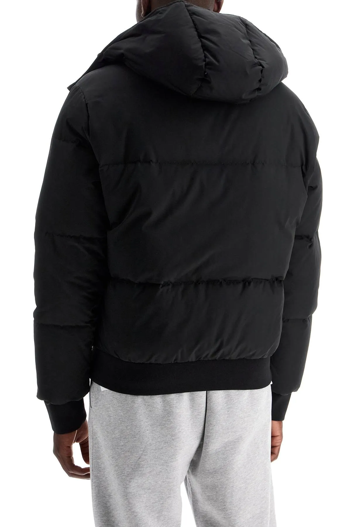 Moschino High-Neck Down Jacket With Hood