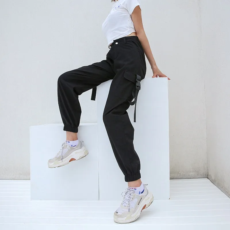 Obsidian High Waist Cargo Pants (3 Colours)