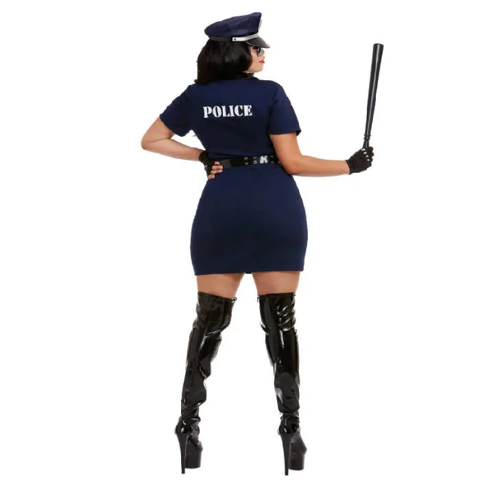 Officer Pat U Down Ladies Costume - Plus