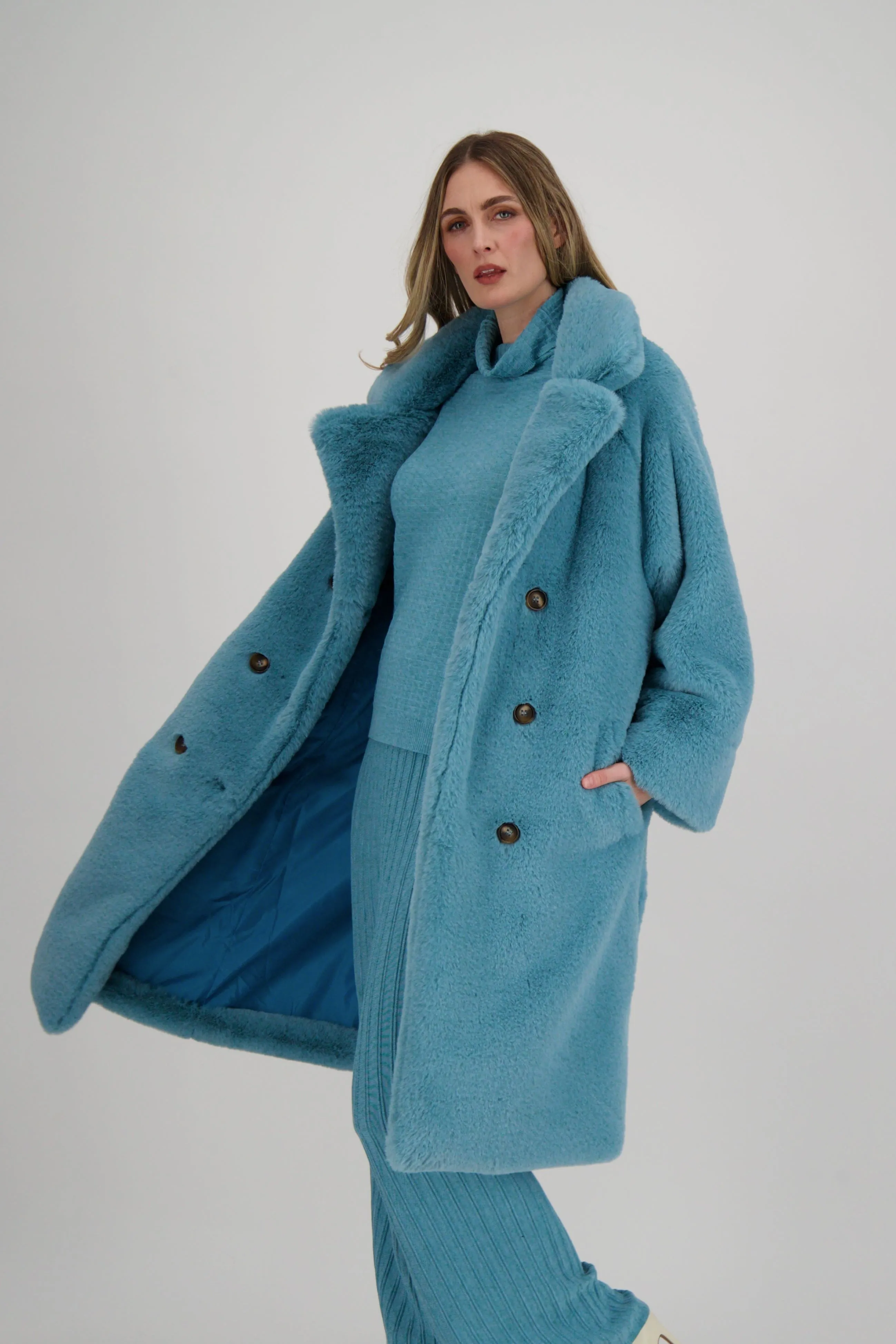 Oversized Faux Fur Coat