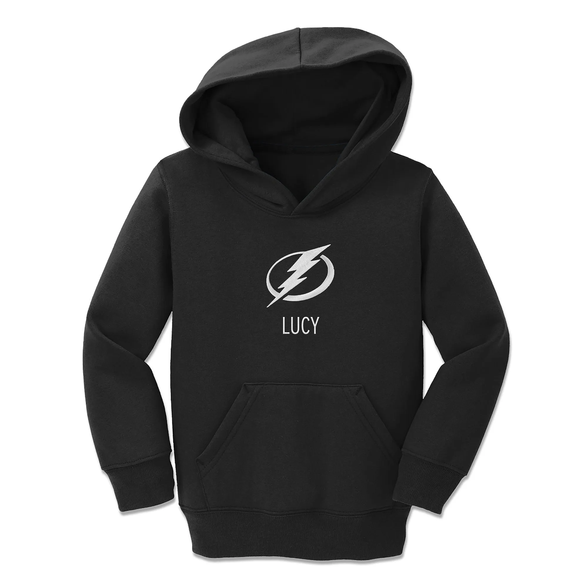 Personalized Tampa Bay Lightning Toddler Pullover Hooded Sweatshirt