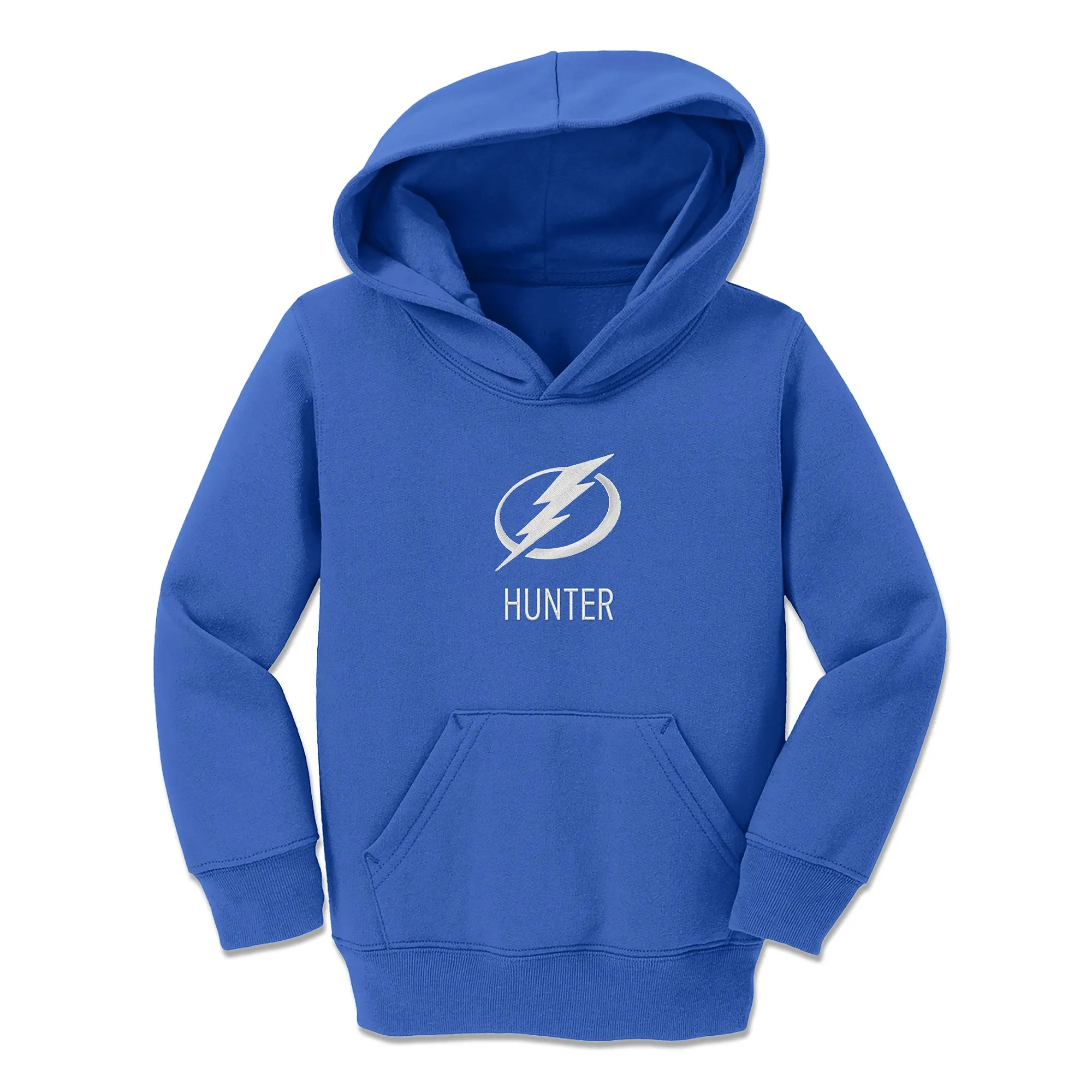 Personalized Tampa Bay Lightning Toddler Pullover Hooded Sweatshirt