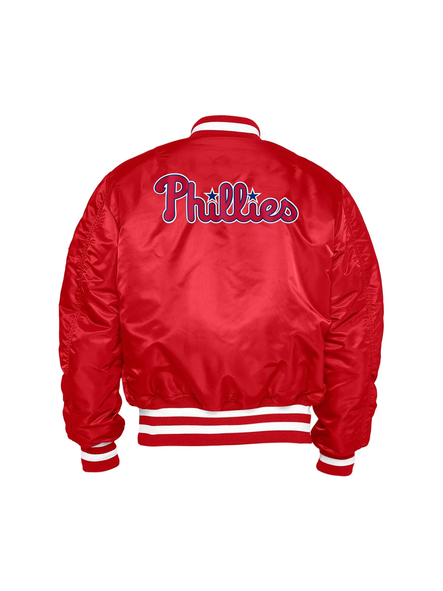 PHILADELPHIA PHILLIES X ALPHA X NEW ERA MA-1 BOMBER JACKET