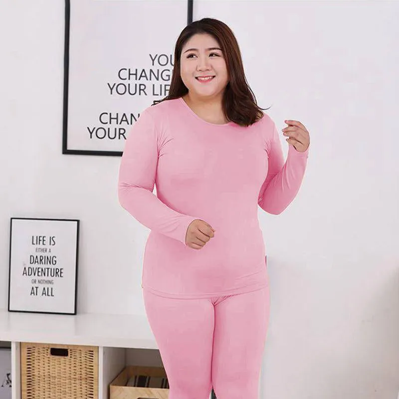 Plus Size Warm Thermal Tracksuits for Women