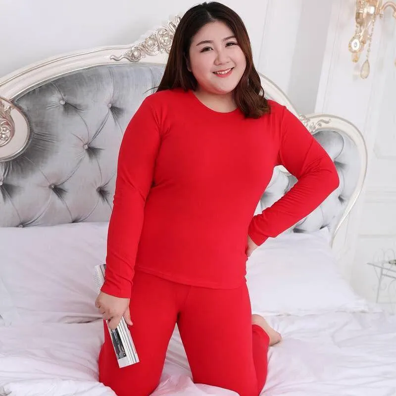 Plus Size Warm Thermal Tracksuits for Women