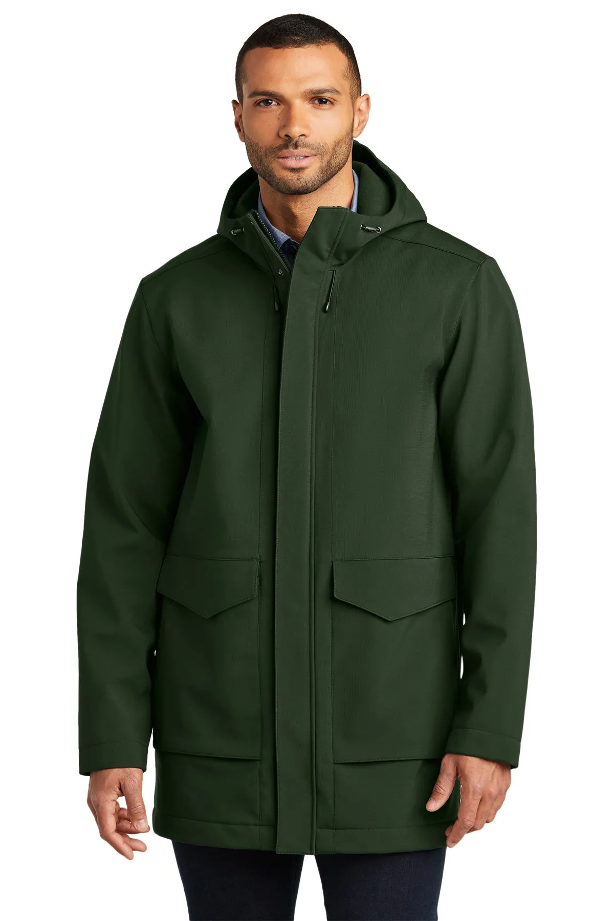 Port Authority Collective Outer Soft Shell Custom Parkas, Dark Olive Green