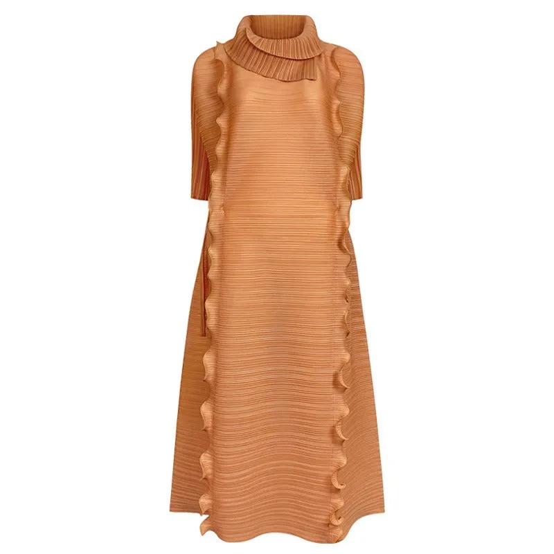 Pre Order:  High-end Pleated Loose Dress