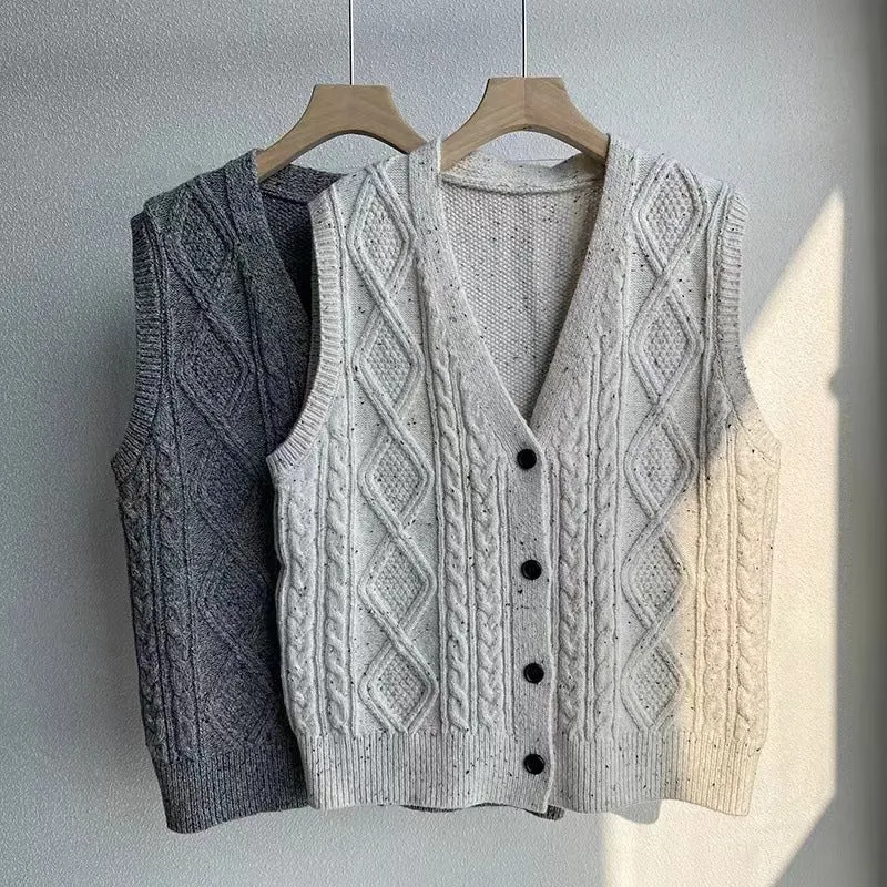 Pre Order:  Loose Casual Knitted Vest