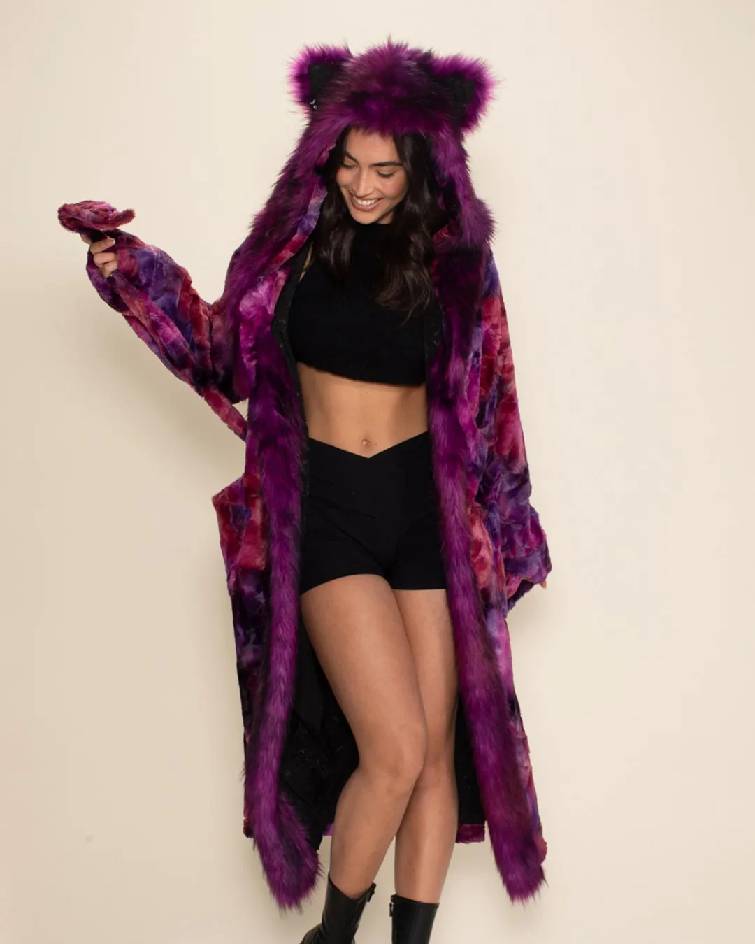 Purple Panther Classic Faux Fur Style Robe | Women's