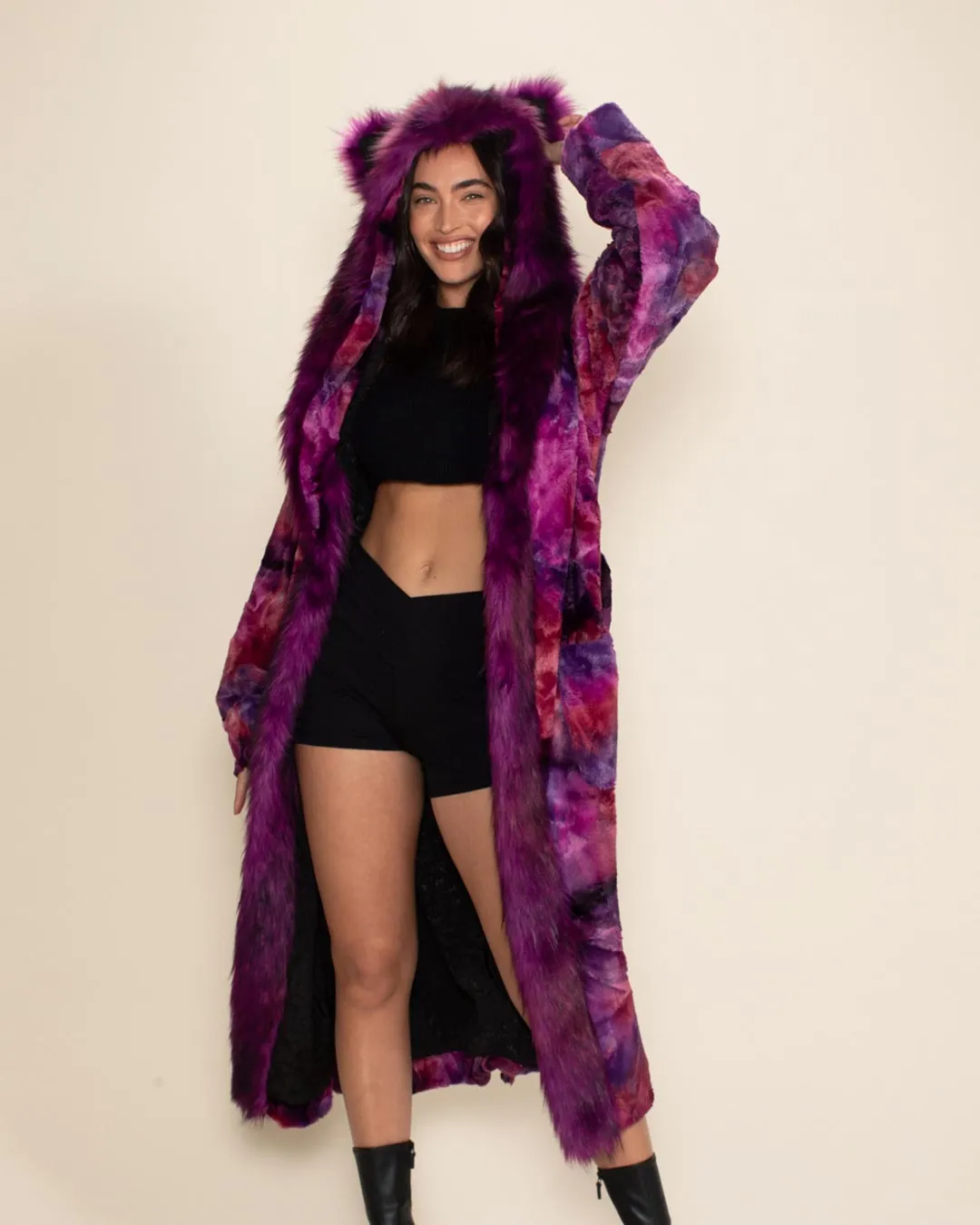 Purple Panther Classic Faux Fur Style Robe | Women's