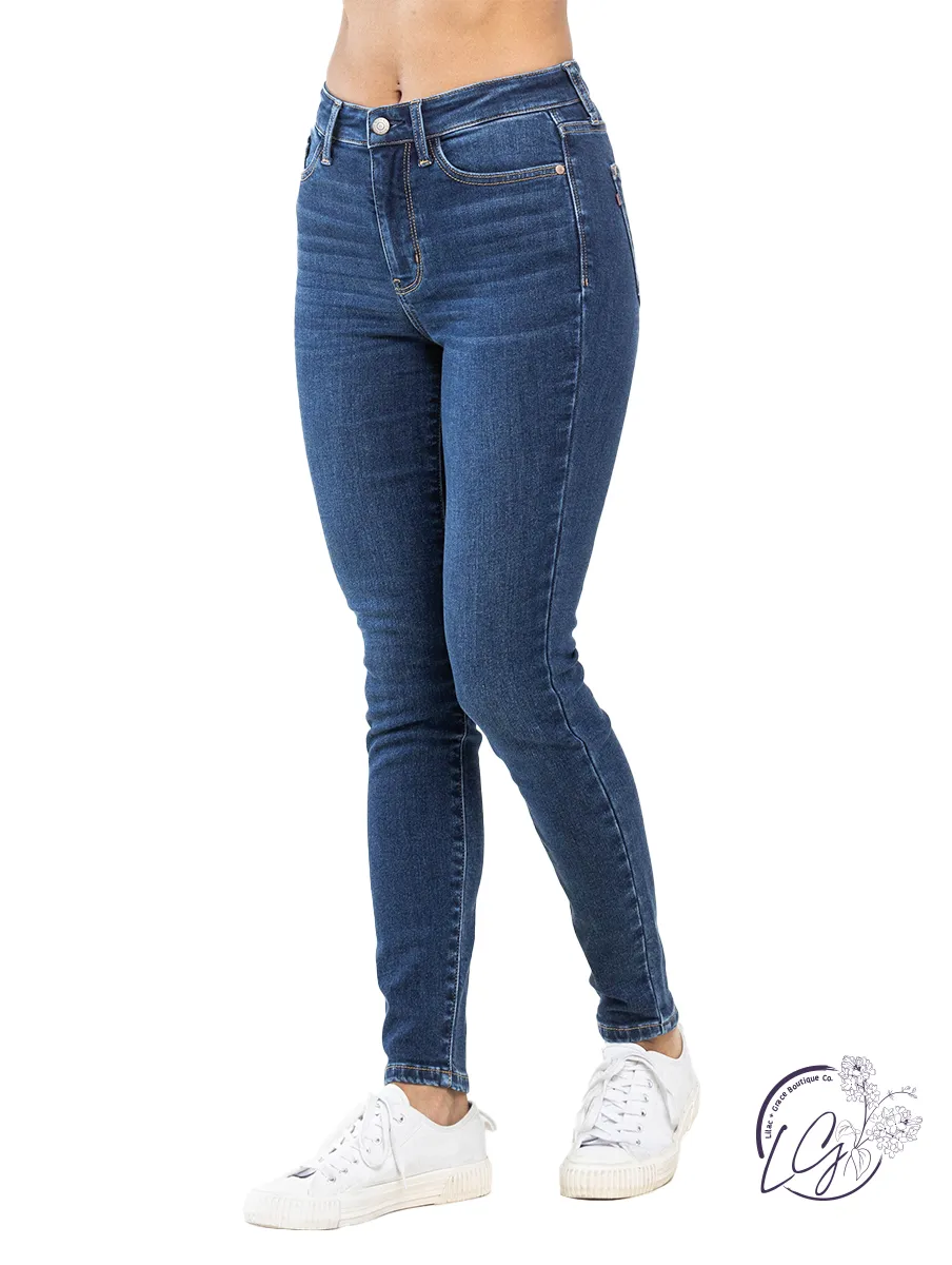 Quinsy High Waist Thermal Skinny  By Judy Blue