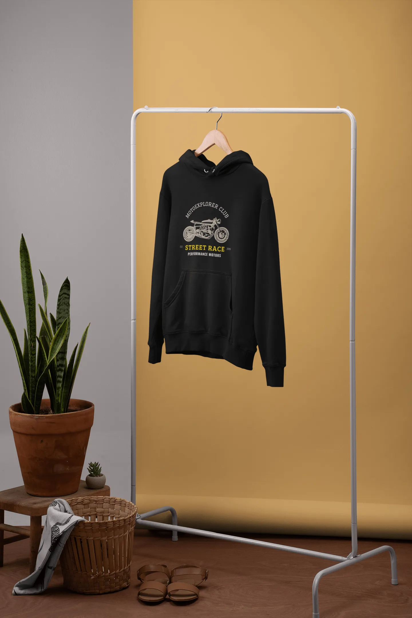 " STREET RACE "- MOTO EXPOLRERCLUB - WINTER HOODIES