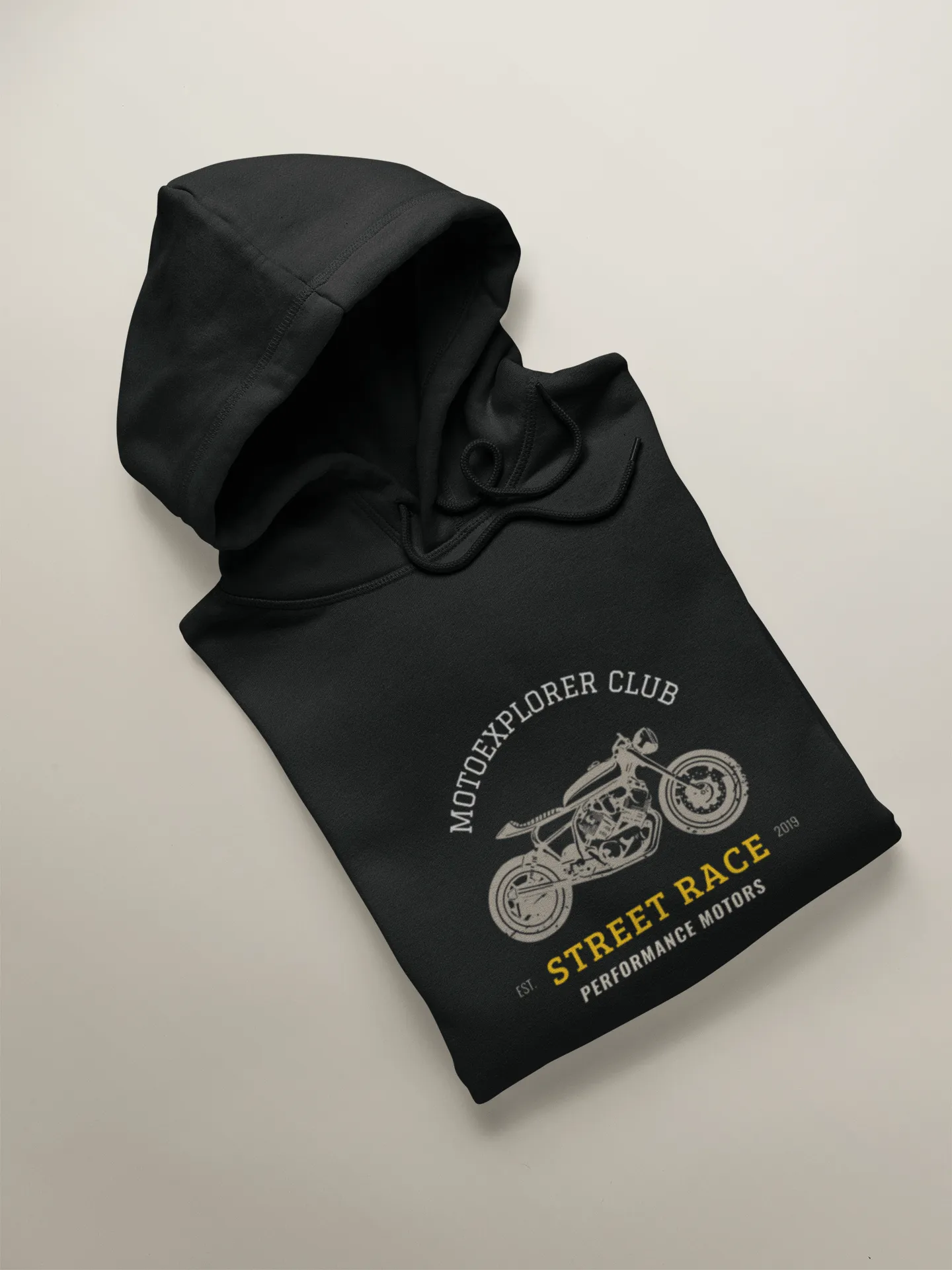 " STREET RACE "- MOTO EXPOLRERCLUB - WINTER HOODIES