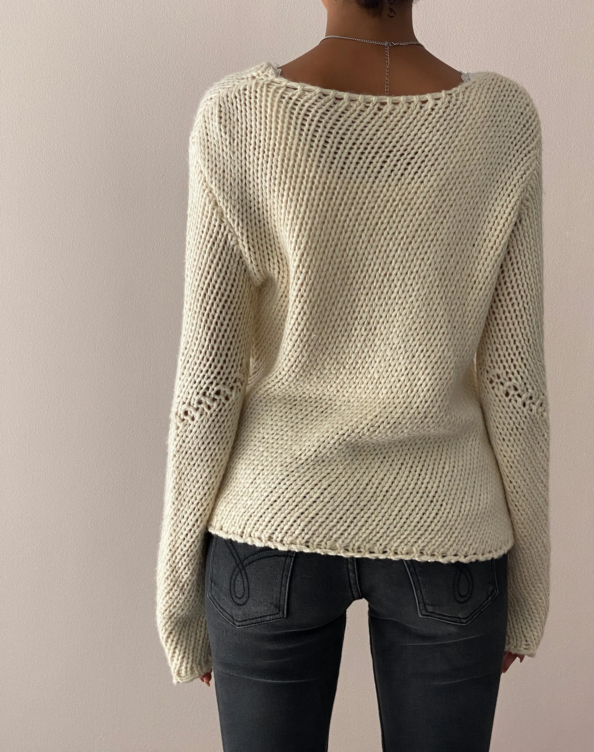 Ranvir Knitted Jumper in Neutral