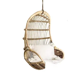 Rattan Rope Hammock Lounge Swing Chair-XLOO