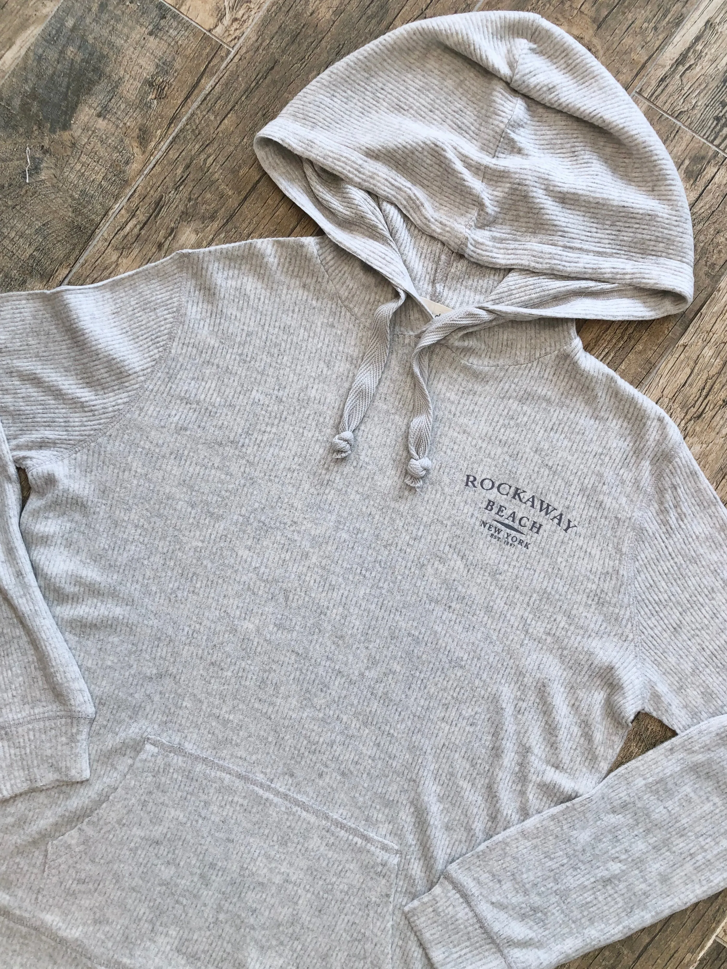 Rockaway Rib Hoodie - Grey