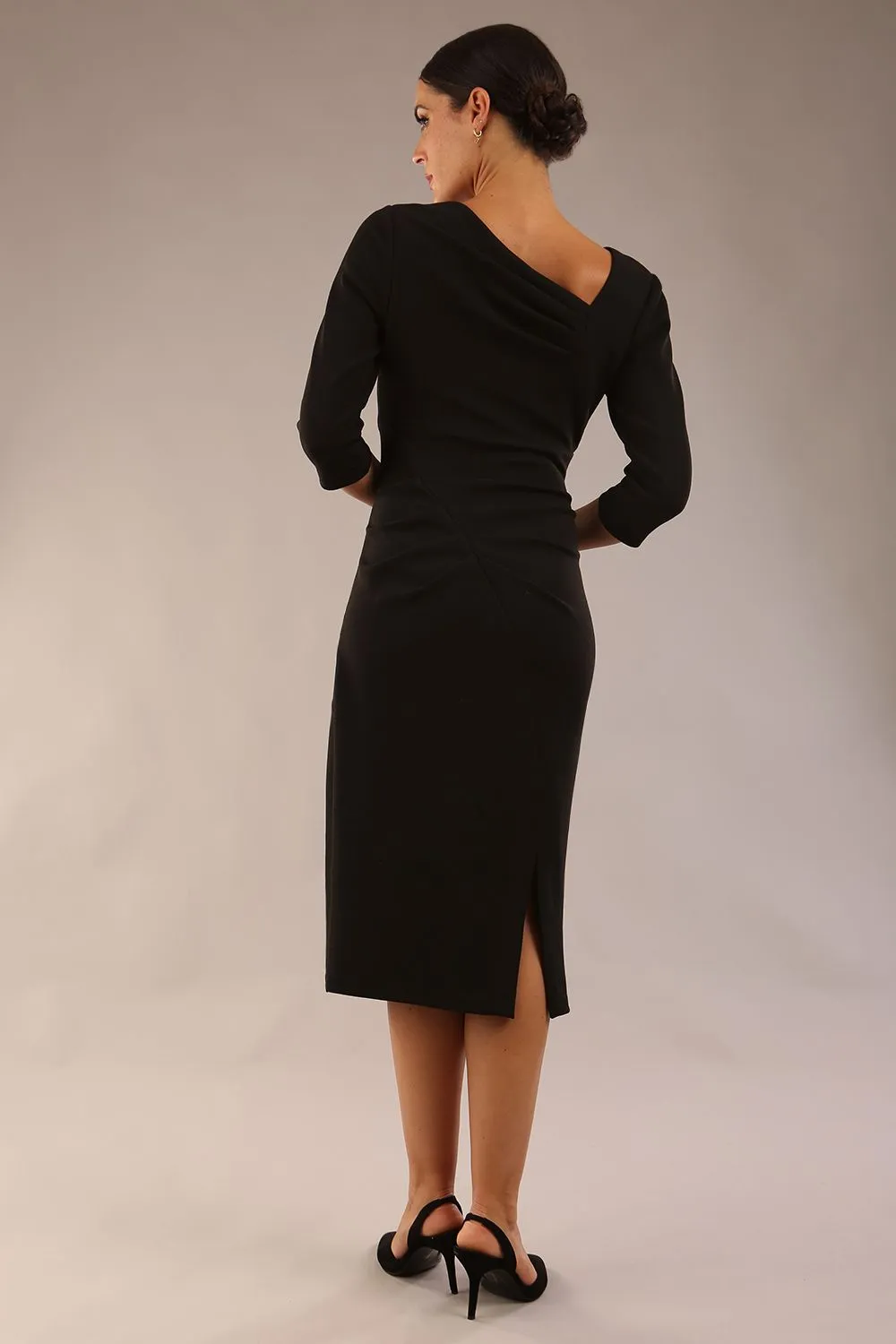 Rococo 3/4 Sleeved Pencil Dress