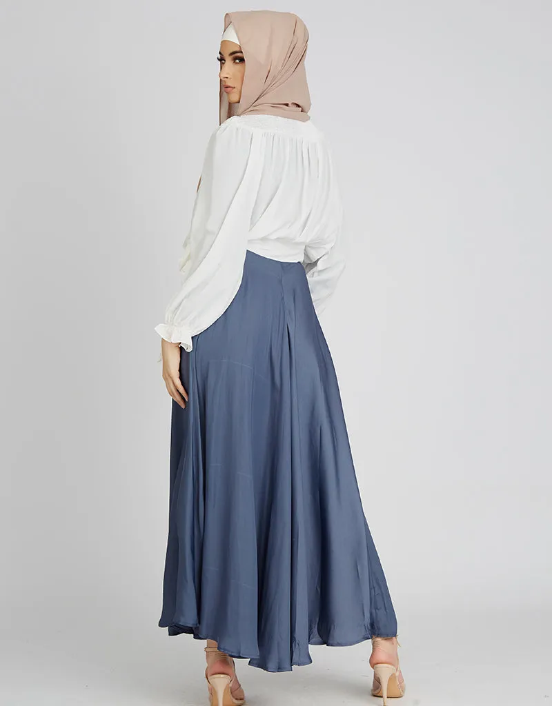 Satin A Line Skirt