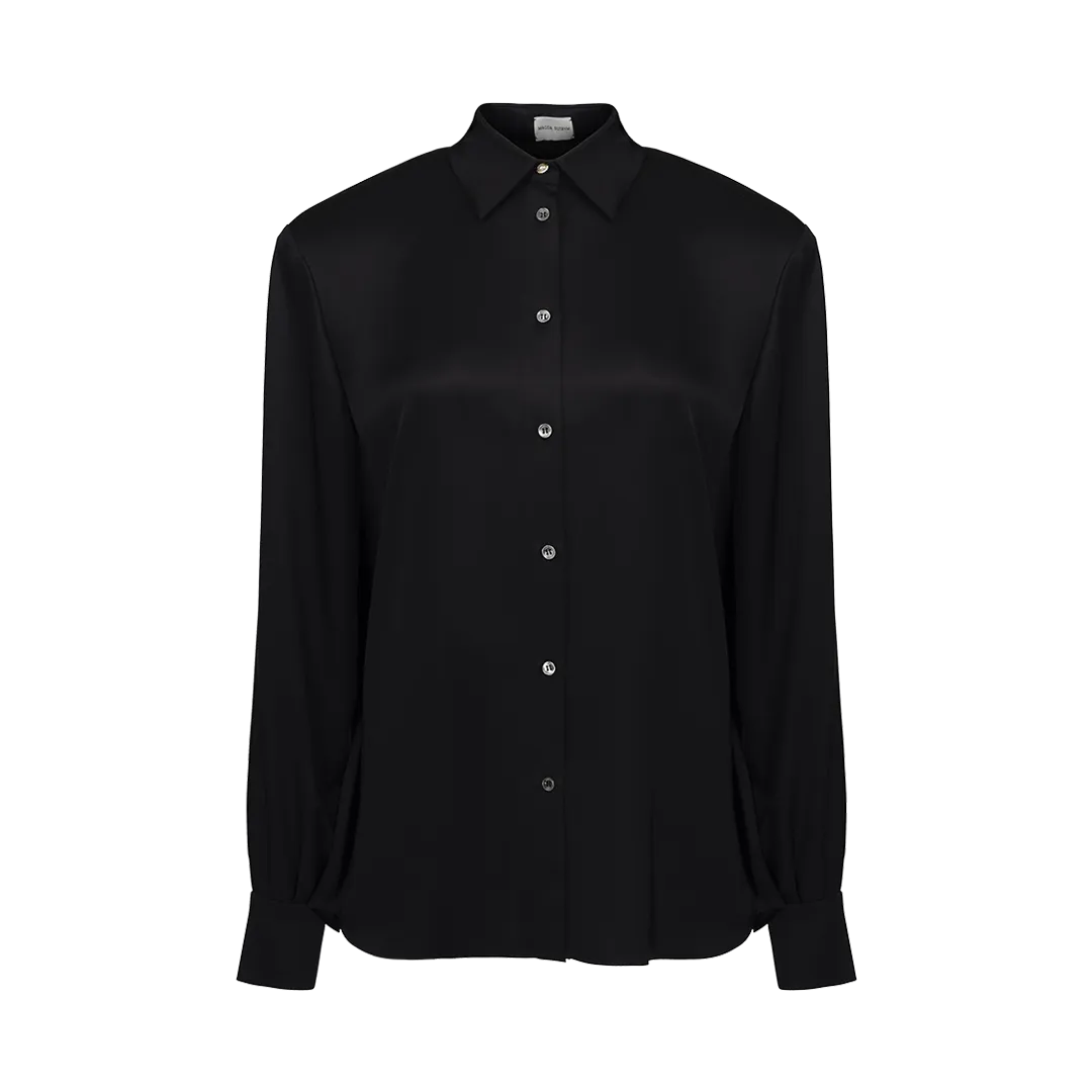 Silk Button-Down Shirt