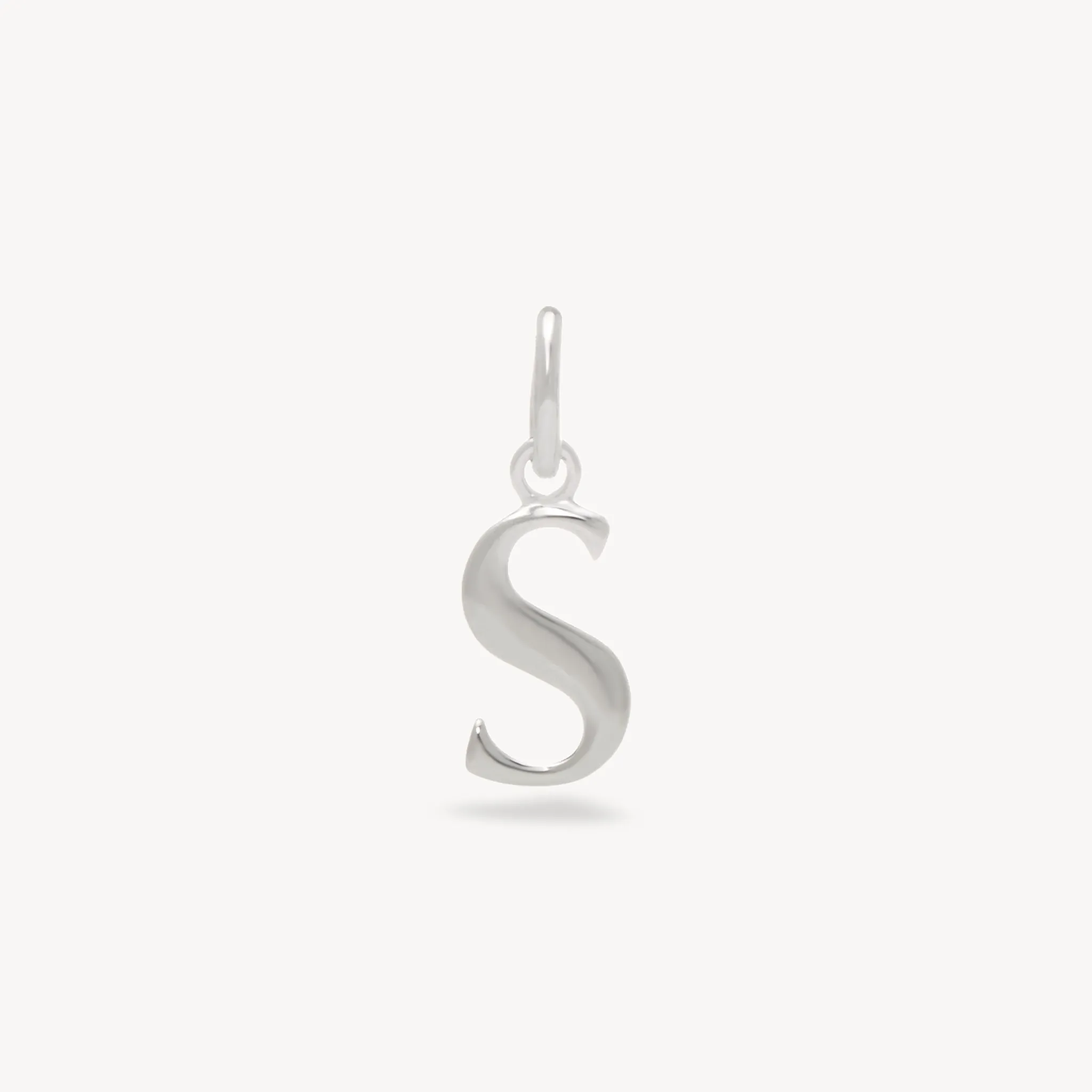 Silver Letter Necklace