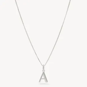 Silver Letter Necklace