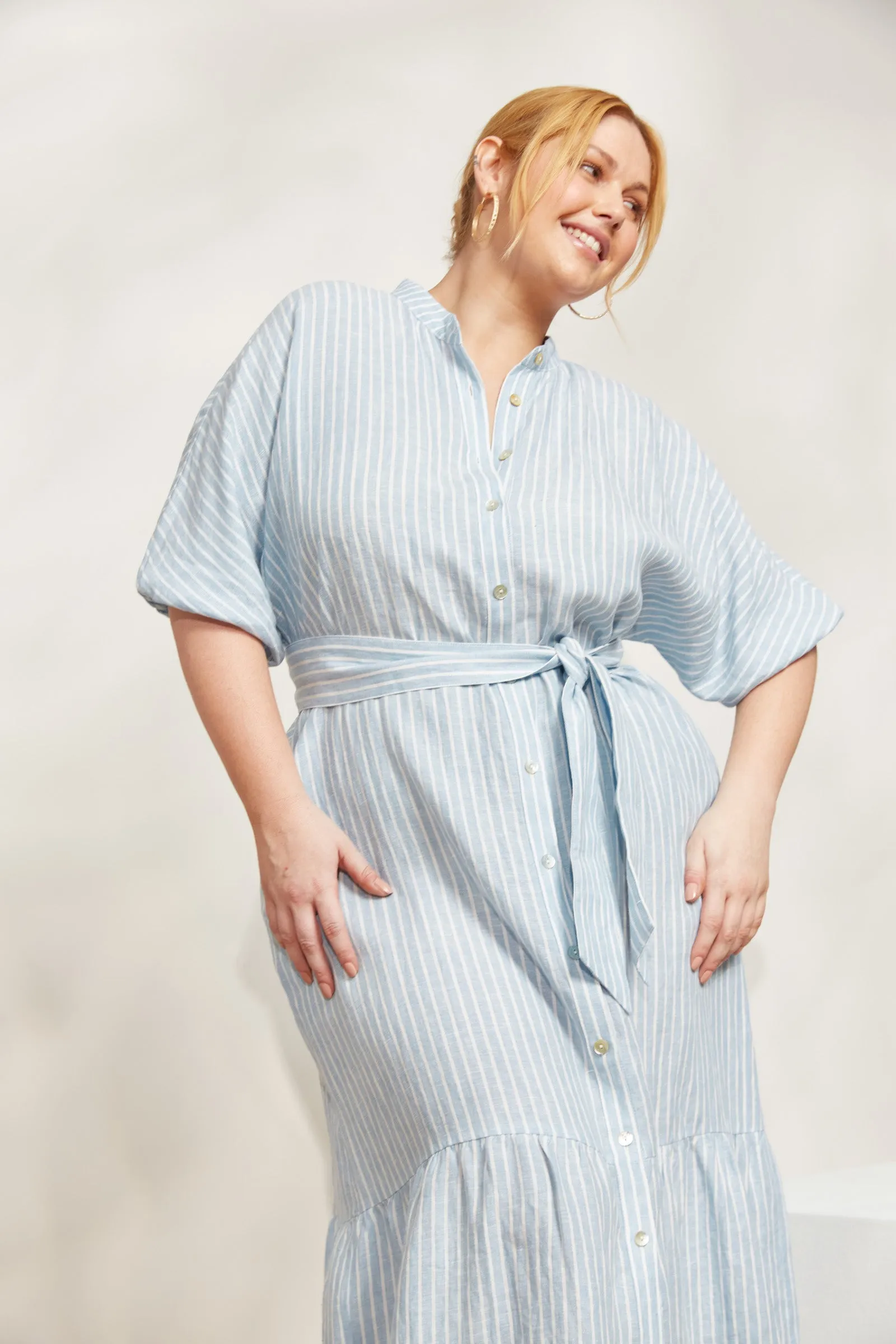 Sojourn Stripe Dress - Coast