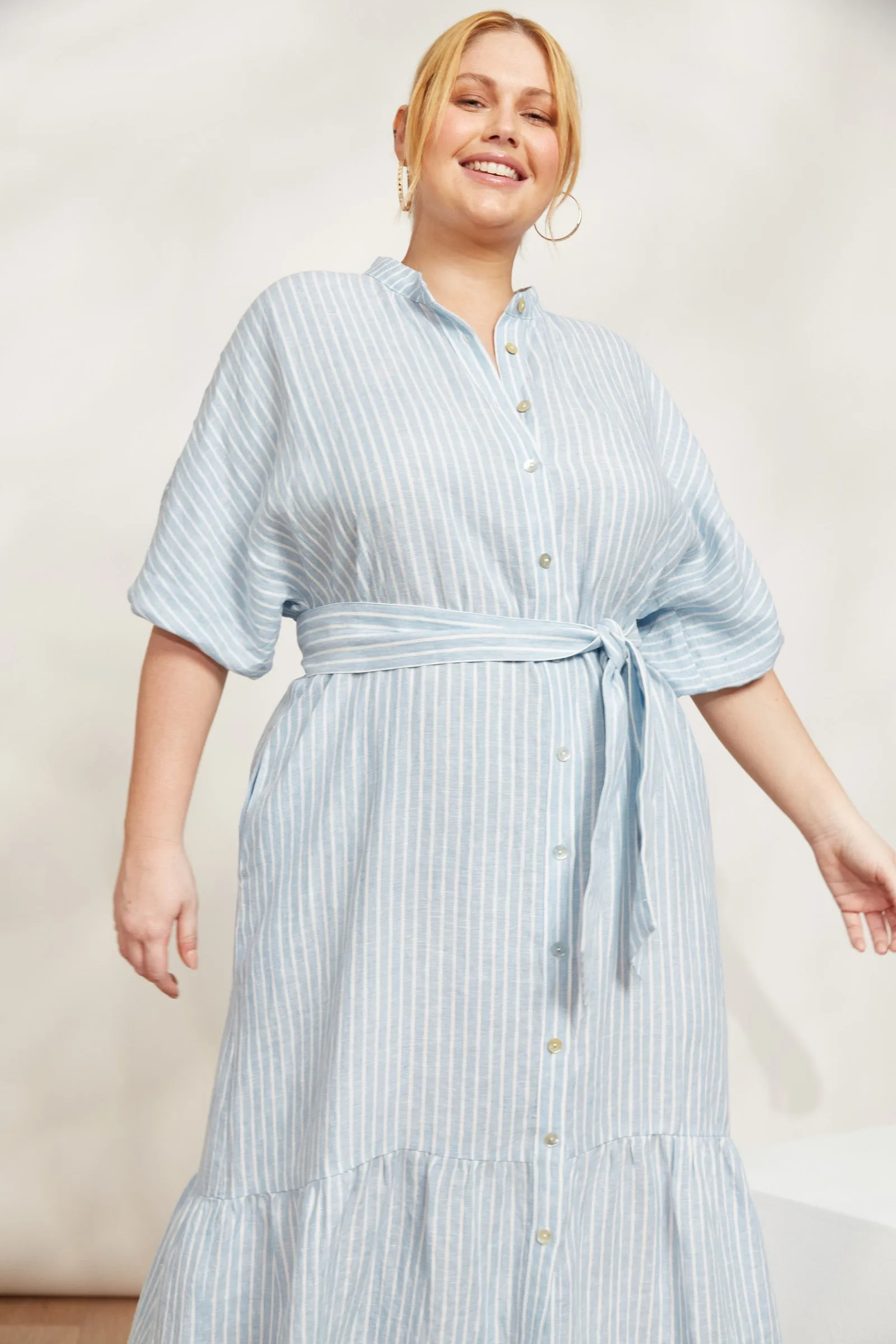 Sojourn Stripe Dress - Coast