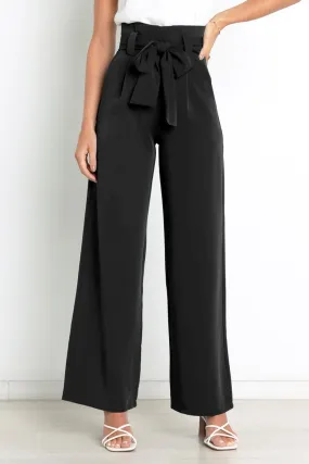 Solid Color Wide Leg Suit Pants