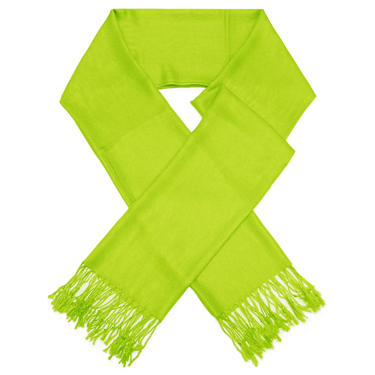 Solid Lime Green Pashmina Scarves