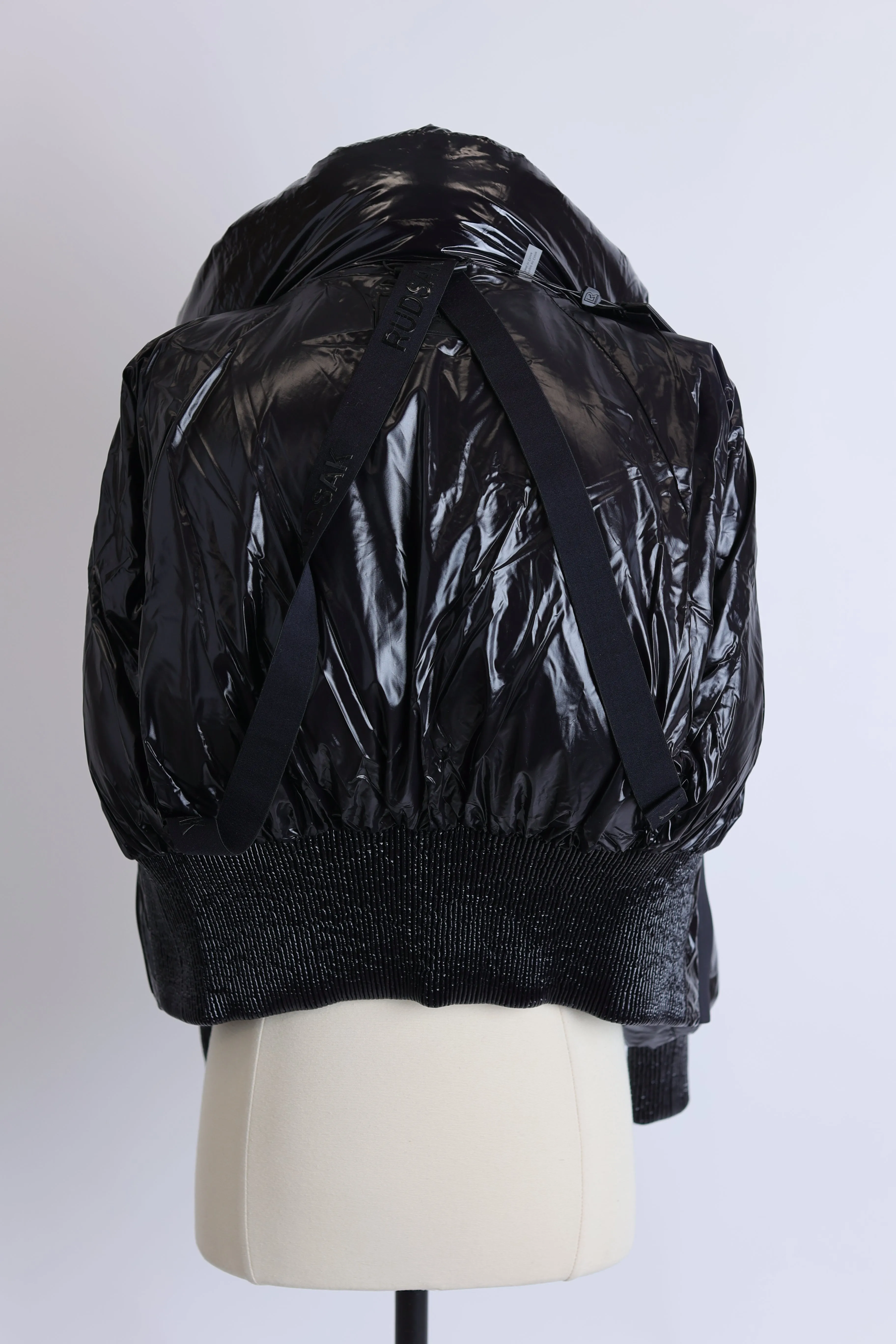 Storm Shiny Cropped Dow Bomber Jacket