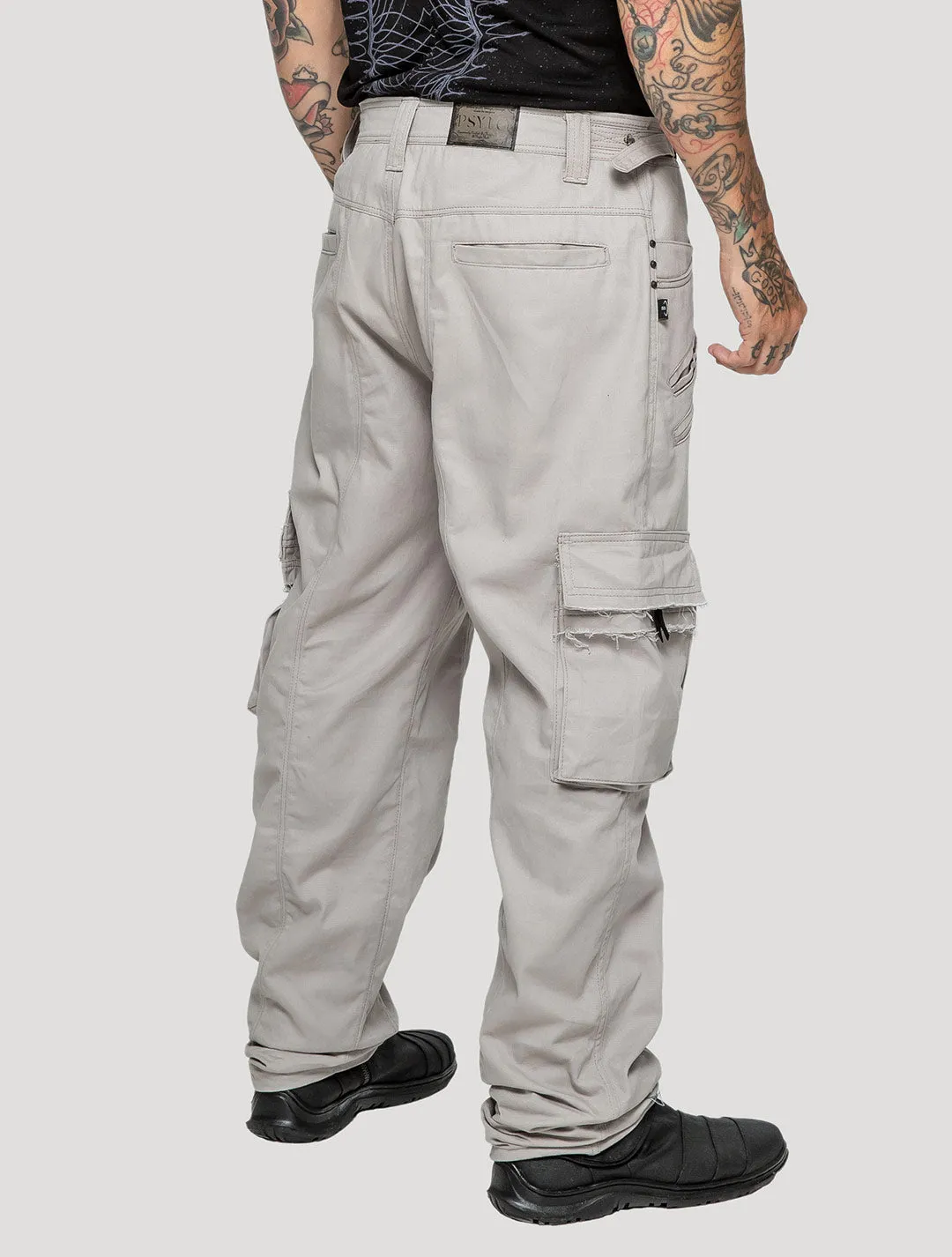 Stripy Rmx Cargo Pants