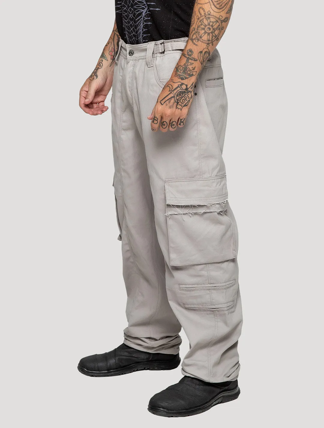 Stripy Rmx Cargo Pants