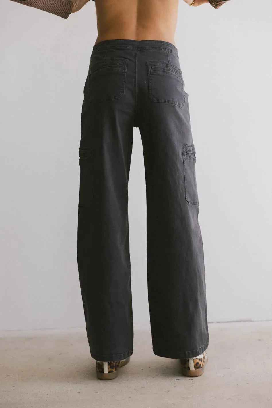 Tandry Cargo Pants in Charcoal