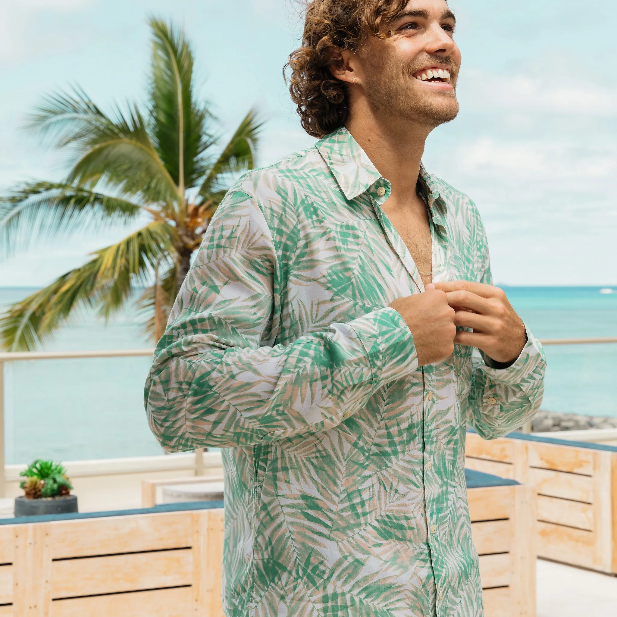 The Breezy Tropics - Long Sleeve Shirt