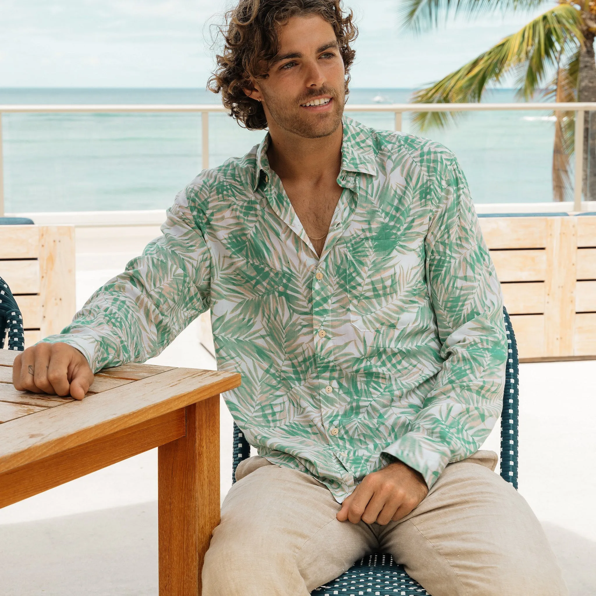 The Breezy Tropics - Long Sleeve Shirt