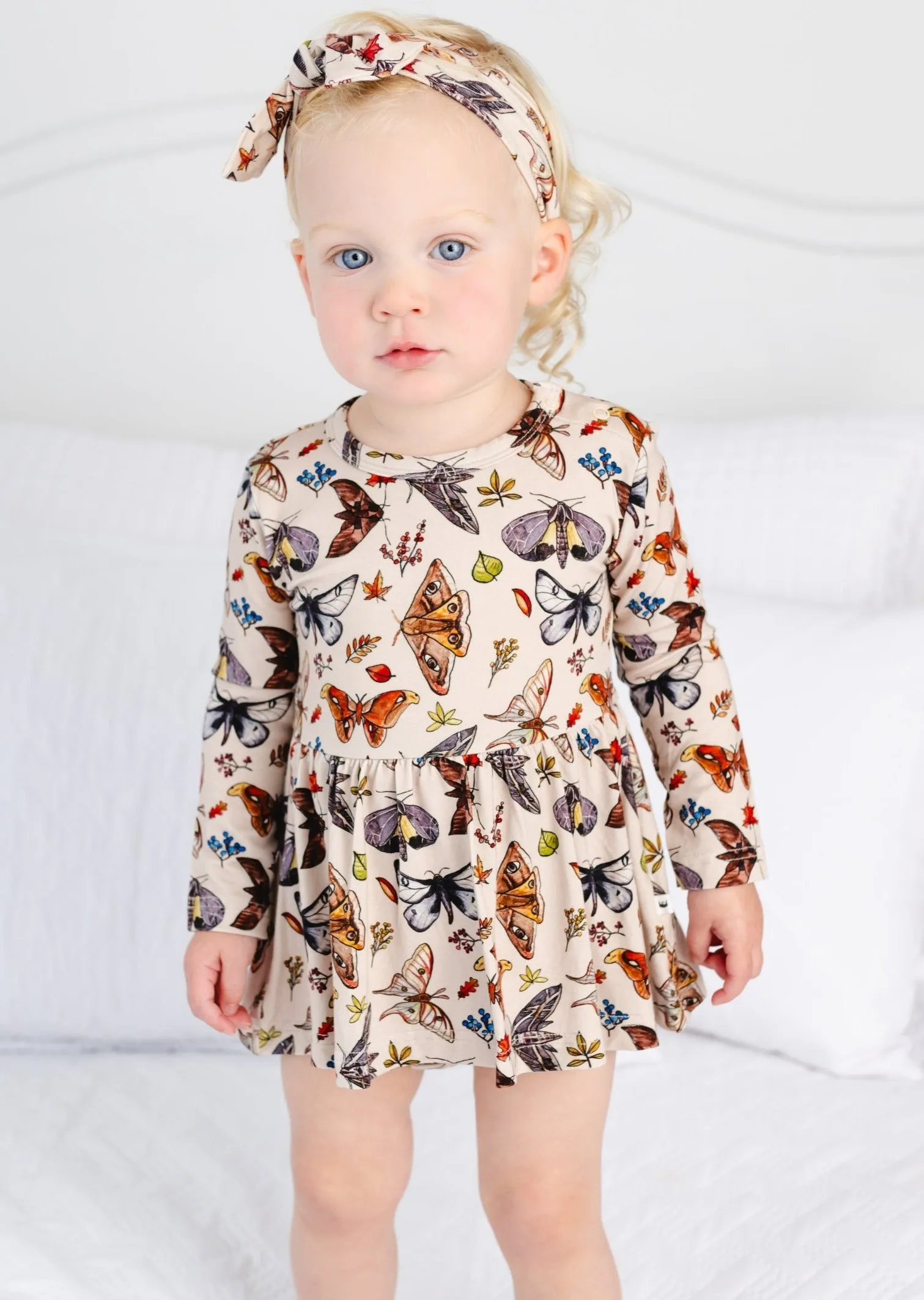 The Moths Cream Baby Dress